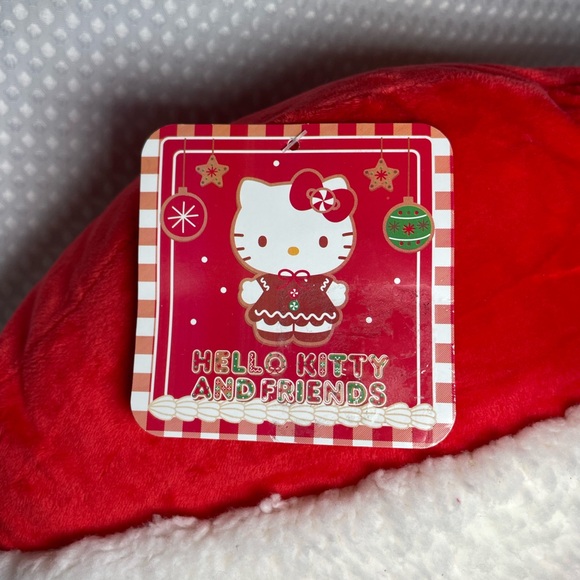 Hello Kitty Santa Hat Pillow Plush - Picture 3 of 10